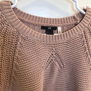 Cropped Knit Sweater